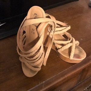 Wedge Sandals Size M 7/8